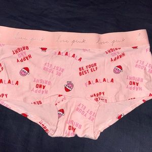 NWT vs pink holiday panty